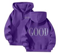 Sudaderas con capucha para mujer, estilo cristiano, de moda, holgadas, atléticas, con capucha, religiosas, divertidas, para otoño, casual, con cremallera, personalizada, confianza en el Señor, reza el