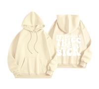 Sudaderas con capucha para mujer Physically Thicc Mentally Sick talla grande con bolsillo y cordón para mujer, sudadera con capucha para otoño e invierno, sudadera con capucha moderna y cómoda casual