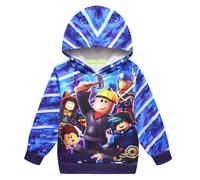 Sudaderas con Capucha para niños y niñas Youtuber Gamer Merch con Capucha 3D Cool Sudaderas Divertidas de Manga Larga con Capucha Jumpers 4-13 años, Estilo 8., 11-12 años
