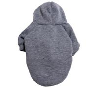 Sudaderas con capucha para perros pequeños, chaleco de chihuahua, abrigo cálido, ropa de otoño para cachorros, ropa para gatos y perros, perchas para perros pequeños (gris, XL)