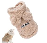 Sudaderas con Capucha para Perros, Ropa cálida para Animales de Dibujos Animados con Orejas de Conejo, Suave Abrigo de Invierno de Punto | Disfraz para Perros pequeños G