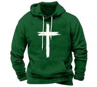 Sudaderas con capucha retro para hombre, con texto en inglés "I Can'T But I Know A Guy", para interiores y exteriores, regalos de Navidad, verde, L