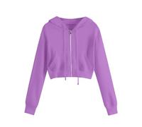Sudaderas con capucha y cremallera para mujer 2025, estilo casual, color liso, cómodas y gráficas, con cremallera, ropa de campo, suéter de moda para mujer, lindo dibujo animado, Workou Western, PP1