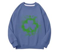 Sudaderas de cuello redondo para niñas y niños, primavera y otoño, día medio y grande, sudadera retro con estampado 2D para niños, sudadera informal con diseño de gato para niñas, marine, 8-9 años