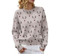 Sudaderas de invierno 2026 para mujer, estilo casual, de manga larga, con botones, camisa estampada de lino, marca de ropa, Ceniciento claro, L