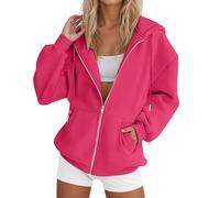 Sudaderas de manga larga con cremallera completa para mujer, sudaderas con capucha Workou, chaquetas de campo, cómodas con cremallera, suéteres casuales para otoño universitario, dibujos animados 2025