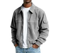 Sudaderas de pana para hombre, chaqueta de forro polar con cremallera completa, camisas para hombre, cuello alto, chaquetas cálidas de invierno de gran tamaño, chaquetas cálidas de manga larga, suéter