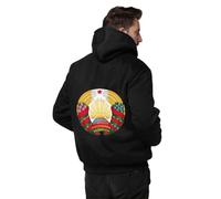 Sudaderas De Trabajo Para Hombres Bielorrusia Emblema Nacional Chaqueta De Lana Sudadera Capucha Y Cremallera Jersey Y Mujeres Unisex Uso Personal Y Regalos Estilo Clásico Del Reino Unido Top