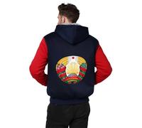 Sudaderas De Trabajo Para Hombres Bielorrusia Emblema Nacional Chaqueta De Lana Sudadera Capucha Y Cremallera Jersey Y Mujeres Unisex Uso Personal Y Regalos Estilo Clásico Del Reino Unido Top