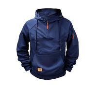 Sudaderas Hombres con Capucha Cremallera Baratas Popular Hoodie Patchwork Pullover Otoño Deporte Ropa Hombre Mangas Largas Estampados Sencillo 2025 Nuevo 2#Marina de Guerra L