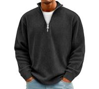 Sudaderas Hombres, Grandes Basicas Quick Piece Chaquetas de Hombre, Ropa Larga Mens Friki Jersey Hombre Manga Larga, Termicas Completo Sweater Pullover Sudadera Blanca, 4XL