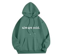 Sudaderas lisas y acogedoras para mujer, sudaderas con capucha personalizadas para hombres y mujeres, diseña tu propia foto y texto, entrenamiento, vida diaria (verde, M)