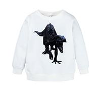 Sudaderas Mejores Amigas Baratas Sudadera Unisex con Capucha y Estampado de Dinosaurios y Animales de Dibujos Animados para niños y niñas Sudadera Luminiscente (White, 3-4 Years)
