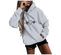 Sudaderas Mujer con Capucha Chaqueta Mujer Invierno Ropa Deportiva Ofertas Flash del Dia Mujer - Sweatshirt Polar Personalizada Borreguito Sweater Color Sólido Jersey(Gris,M)