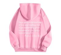 Sudaderas Mujer con Capucha Mujer detrás de mí Si estás Leyendo Algo Bueno te Sucede Sudadera con Capucha Esencial Cómoda y Elegante para Uso Diario (S)