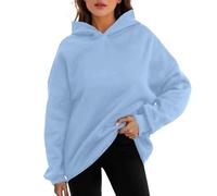 Sudaderas Mujer con Cremallera-Sudaderas De TamañO para Mujer Sudaderas con Capucha Sudaderas con Capucha De Terciopelo Corto Artificial Sudaderas con Capucha De Lana Sudaderas con Capucha CóModas