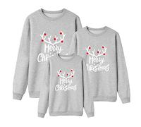 Sudaderas Navideñas Familiares Divertido Sweater Invierno Navideña Pareja Pullover Talla Grande Christmas Camiseta Camiseta Navidad Familia Ugly Jumper Camisolas Natal Familia Jersey Navideños B1