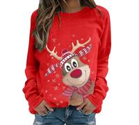 Sudaderas Navideñas Mujer Sweater Sudaderas Navideñas Mujeres Túnica Pullover Ugly Xmas Camisas Festival Fiesta Christmas Jumper Blusas Año Nuevo Jersey Mujer Invierno De Navidad Sudadera