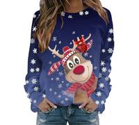 Sudaderas Navideñas Mujer Sweater Sudaderas Navideñas Mujeres Túnica Pullover Ugly Xmas Camisas Festival Fiesta Christmas Jumper Blusas Año Nuevo Jersey Mujer Invierno De Navidad Sudadera