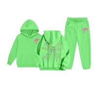 Sudaderas Niña Sudadera con Capucha Perdida Algodón Top Sudadera Manga Larga sin Capucha Casual Manga Larga Ropa Ligera Deportiva Chaqueta Atlética Informal Jersey de Invierno para Niña