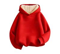 Sudaderas Niña Sudadera con Capucha Perdida Sweatshirt para Niña Suéter Corto Estampado Sudadera con Capucha de Manga Larga Ropa Deportiva a La Moda Forro Polar Cuello Redondo Casual Top Jersey