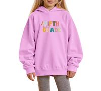 Sudaderas Niña Sweatshirt Casual Top Jersey Sudadera Manga Larga sin Capucha Ropa Deportiva a La Moda Forro Polar Casual Primavera Invierno Ropa Jersey de Invierno para Niña Deportivo Camiseta