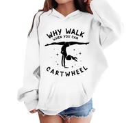 Sudaderas Niño 552 Años - con Capucha De Manga Larga Moderna E Informal con Estampado De Letras para S (White 3-4 Years)