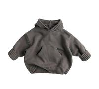 Sudaderas Niño con Capucha Básico Cuello Redondo Suéter Camiseta de Manga Larga Sudadera para Niños Pequeño Sudaderas Adolescentes con Cremallera y Bolsillo Jersey Algodón Deporte Chaqueta para Bebé