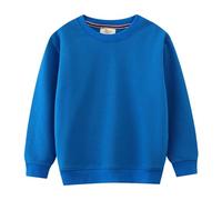 Sudaderas Niño con Capucha Dibujos Pullover sin Capucha con Cremallera y Bolsillo Cuello Redondo Blusas Ropa Pull-Over Jersey Algodón Deporte Ropa de Abrigo Sólido Clásico Sudadera