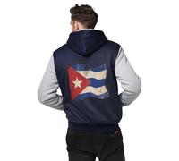 Sudaderas Para Hombre Con Cuba Bandera Nacional Chaqueta De Lanachaqueta Acolchada Capucha Forro Polar Cremallera Completa Actividades Aire Libre Estilo Deportivo Holgado Relajado