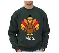 Sudaderas para hombre, Reino Unido, para hombre, Acción de Gracias, pavo, otoño, moda, sudadera con logotipo impreso, hip hop, tops de gran tamaño, sin capucha, ropa casual, suéteres de cuello redondo