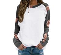 Sudaderas para mujer para temporada de fútbol para el día del partido, suéteres gráficos de fútbol con diseños para mamá, manga raglán, cuello redondo, ropa casual, moda para amantes del fútbol, Y2K