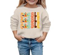 Sudaderas para niño y niño con cuello de crew impresión gráfica casual suave jersey alto diseño infantil juventud traje diario sudadera cómoda