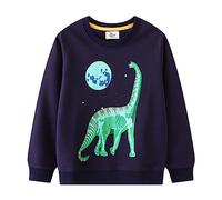 Sudaderas para niños pequeños Estampado Estampado Manga Larga Cuello Redondo Tops Camisas Sudaderas Hombre Compatible with Moto Real Sudadera Hombre