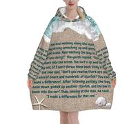 Sudaderas tipo manta con capucha de Apocalipsis 21 para mujer y hombre. Sudaderas extragrandes para adultos, suaves y cálidas.