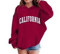 Sudaderas y Sudaderas para niñas, Lindas Sudaderas de Manga Larga para niños, Ropa Informal y cómoda para Actividades diarias. Sudadera El Castigador (Red, 7-8 Years)