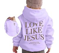 Sudaderas y Sudaderas para niñas para Invierno, Ropa Informal, de Cuello Redondo con Estampado niños de 2 a 13 años, Actividades al Libre y Chaqueta Negra Capucha Hombre