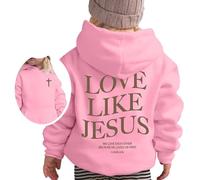 Sudaderas y Sudaderas para niñas para Invierno, Ropa Informal, de Cuello Redondo con Estampado niños de 2 a 13 años, Actividades al Libre y Chaqueta Negra Capucha Hombre