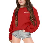 Sudaderas y Sudaderas para niñas para Invierno, Ropa Informal, suéter de Cuello Redondo para niños de 3 a 14 años, Atuendo Diario y cómodo con Zapatillas Deportivas Sudadera El Ganso Sudadera Mujer
