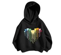 Sudaderas y Sudaderas para niñas para Uso Diario, atuendos Casuales, Actividades al Libre, para niños de 3 a 12 años, diseño Holgado, Ideal para Las Temporadas de Conejo Abrigo Lana Hombre Invierno