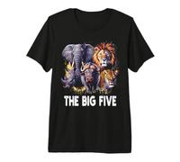 Sudáfrica Big 5 Vida Silvestre para Sudáfrica Camiseta Premium