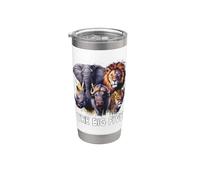 Sudáfrica Big 5 Vida Silvestre Para Sudáfrica Vaso térmico de acero inoxidable de doble pared