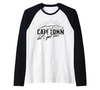 Sudáfrica Ciudad del Cabo Table Mountain Travel Hiking Gifts Camiseta Manga Raglan