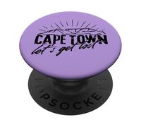 Sudáfrica Ciudad del Cabo Table Mountain Travel Hiking Gifts PopSockets PopGrip Adhesivo