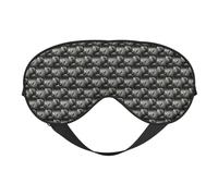 Sudáfrica Rhino Printing Soft Dual Use Sleep Blocks Light Efficiently Blackout Eye Mask for Sleep Mask