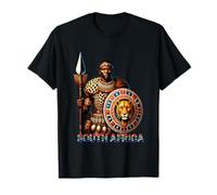 Sudáfrica Zulu Guerrero Arte Cultura Tribal Orgullo Camiseta
