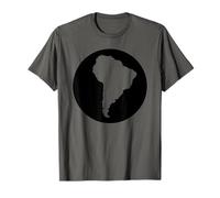 Sudamerica Brasil Argentina Mapa grande América del Sur Latina Camiseta