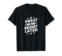 Sudar Ahora me arrepiento más Tarde, Corredor de maratón, Gimnasio, Entrenamiento, Deporte Camiseta gráfica económica
