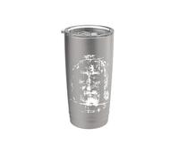 Sudario de Turín Jesucristo Rostro Vaso térmico de acero inoxidable de doble pared
