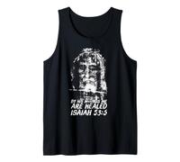 Sudario de Turín Rostro de Jesucristo Católico Camiseta sin Mangas